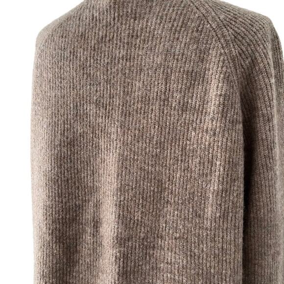 LUSH Taupe Long Sleeve Henley Knit Sweater Pullover Size S Soft Casual Fall Top - Picture 7 of 7